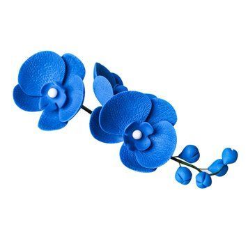 Конд. прикраса ГІЛОЧКА ОРХІДЕЇ СИНЬОЇ