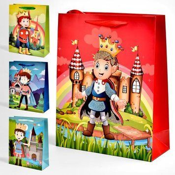 Пакет подар. 30х40х12см LITTLE PRINCE 3D