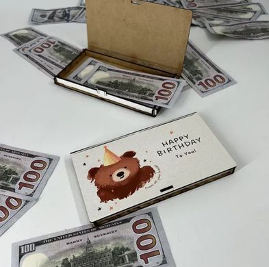 Конверт дерев'яний 17,5х8х2,5см в асортименті
