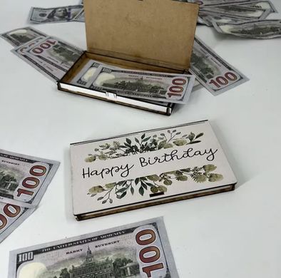 Конверт дерев'яний 17,5х8х2,5см в асортименті