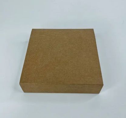Коробка-пенал д. пряників 120х120х30 закрита КРАФТ