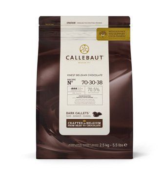 Шоколад темний "Callebaut 70-30-38" 70,5% какао (БЕЛЬГІЯ) ваг.