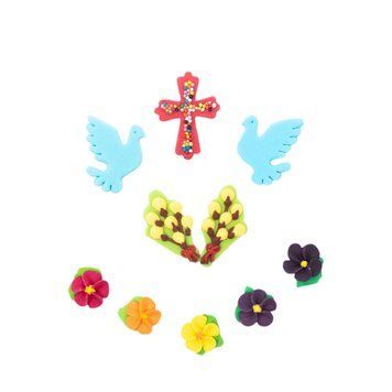 Конд. прикраса ВЕЛИКОДНІЙ З ГОЛУБАМИ