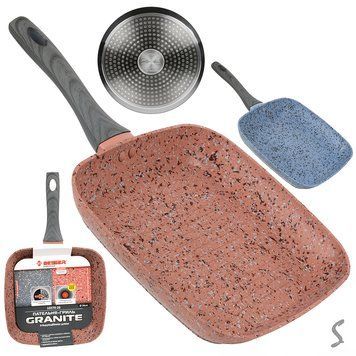 Пательня-гриль лита GRANITE інд. дно 26х4см 10379-26