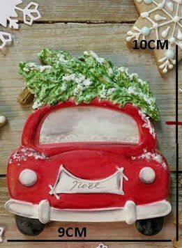 Вирубка МАШИНА ВЕЗЕ ЯЛИНКУ 10х9см