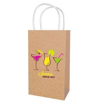 Крафт-пакет з круч. ручками 14,5х22,5х9см COCKTAIL PARTY