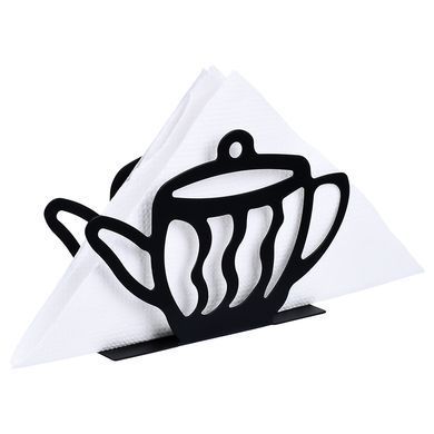 Серветниця метал. чорна TEA POT 14х9см 99892-3