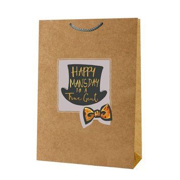 Крафт-пакет з круч. ручками 25х35х85см HAPPY MEN'S DAY