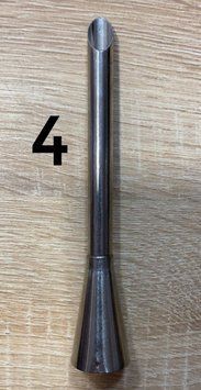 Насадка д. крему №4 ЕКЛЕР h14см, розмір верху 1х1,5см