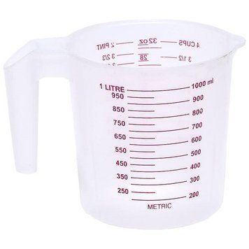 Мірна кружка пласт. об'ємом 1000мл 1 CUP