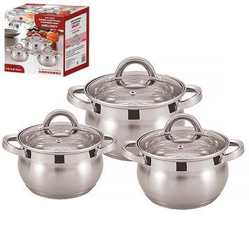 Каструля з кришкою 1,9л МН-3508