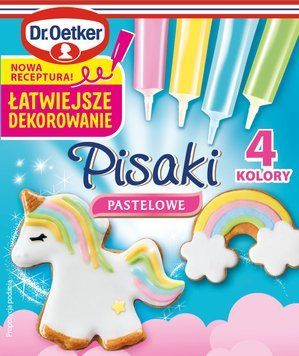 Dr. OETKER Олівці цукрові пастельні 4шт.