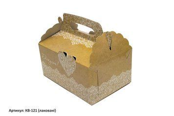 Коробка вес. 190х130х90 лак. "ДЯКУЄМО" ажурне серце