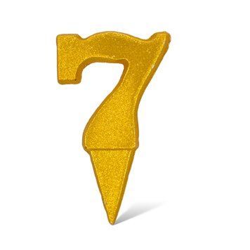 Цифра шоколадна золота "7"