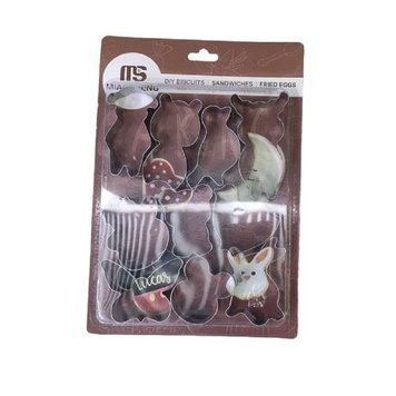 Н-р вирубок нерж. ANIMALS з 9шт.