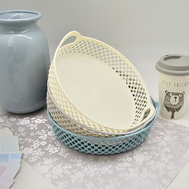 Корзина ажурна з ручками М 22х4,8/6,8см 30510М