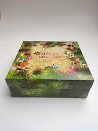 Коробка на 2 кекса 160х110х85 MERRY CHRISTMAS