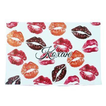 Коробка д. еклерів/зефіру 225х150х60 КОХАЮ (ГУБКИ)