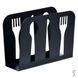 Серветниця метал. чорна CUTLERY 14х9см 99892-6
