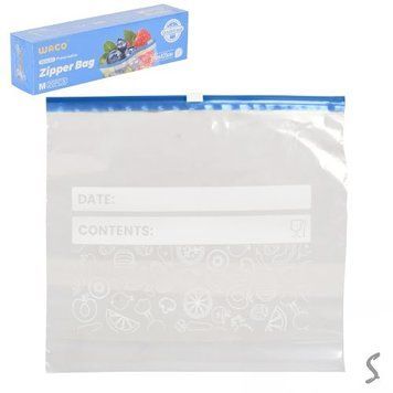 Пакет д. зберігання продуктів ZIP JAR 23х25см/уп.