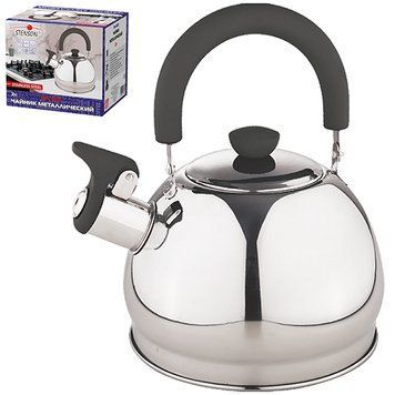 Чайник метал. SS 2,0л одинарне дно МН-3531