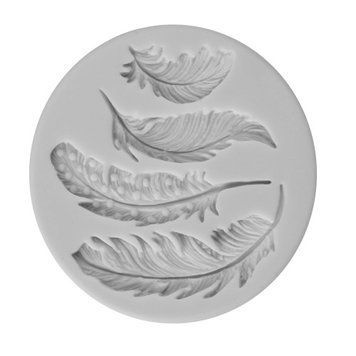 Молд силікон. ПЕРО 4шт. d9,5см