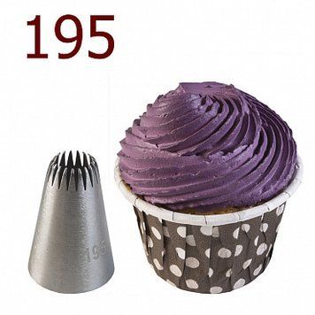 Насадка д. крему №195 сер. Зірка відкрита