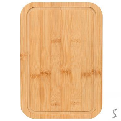 Блюдо бамбук з кришкою 26х19х8см 35830
