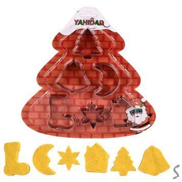 Н-р вирубок метал. д. печива CHRISTMAS 6шт.