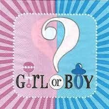 Серветки святк. 15шт. GIRL OR BOY