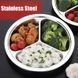 Ланч-бокс нерж. порційний Dinner Plate з кришкою