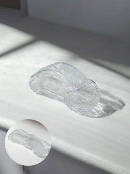 Коробка для цукерок пласт. 11х5,5х5см МАШИНКА прозора