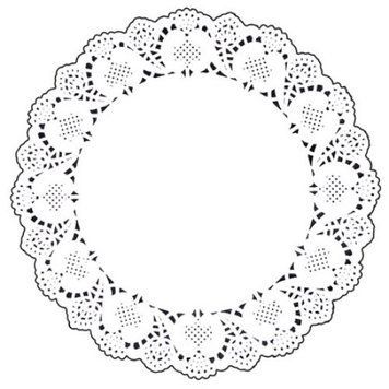 Серв. ажурна кругла 12" (30,5см) 12шт.