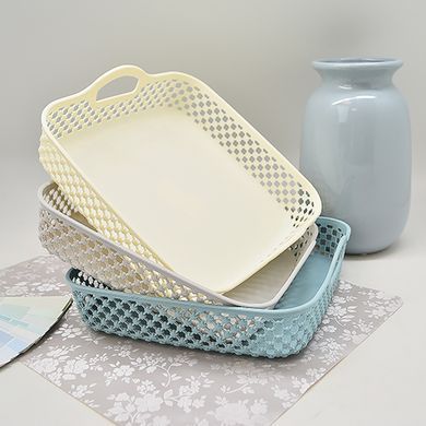 Корзина ажурна з ручками S 19х19х4,5/6,5см 30513S
