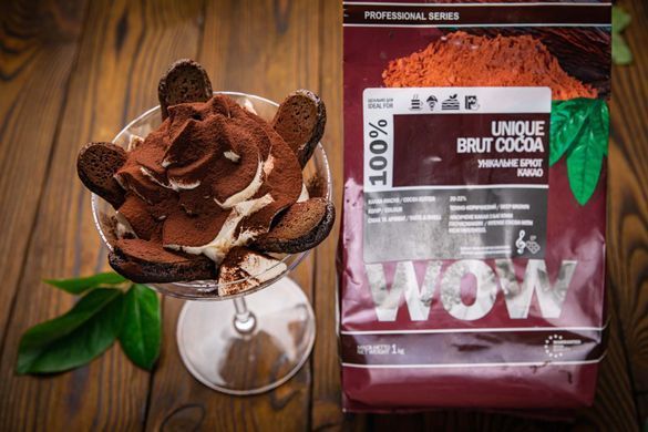 Какао-порошок 20-22% "Unique Brut" WOW CACAO 100% ваг.