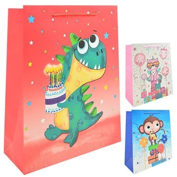 Пакет подар. 36х54х30см CARTOON ANIMALS