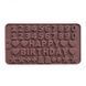Форма силікон. д. шоколаду HAPPY BIRTHDAY+ЦИФРИ+ЗНАКИ