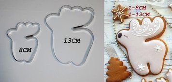 Вирубка ОЛЕНЯТКО МОДЕРН 8х7см