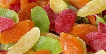 Цукати Листочки Мікс